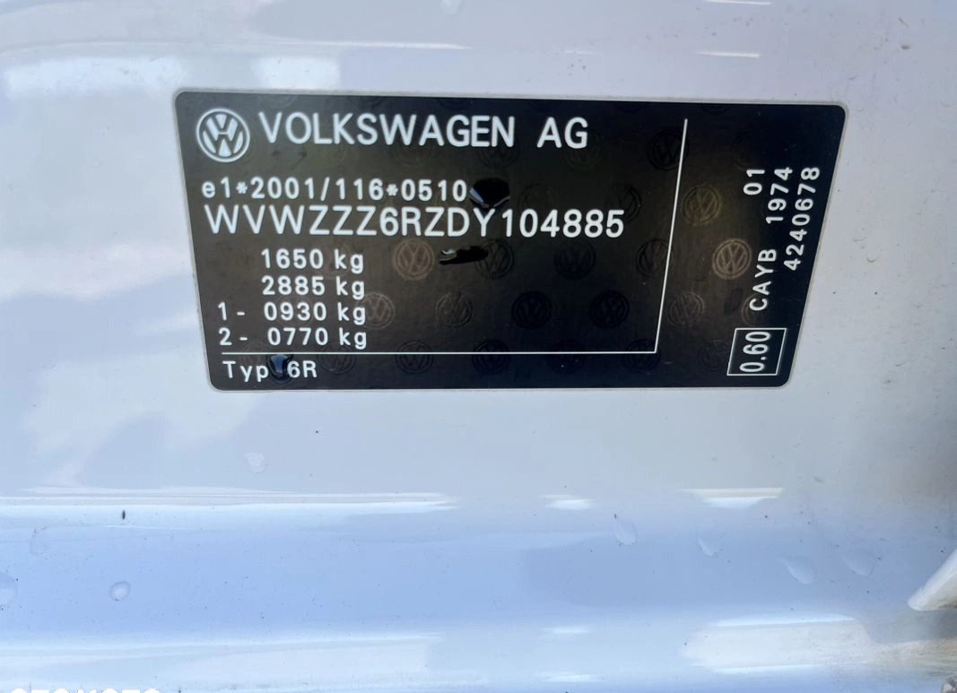 Volkswagen Polo cena 24900 przebieg: 127000, rok produkcji 2012 z Olecko małe 92